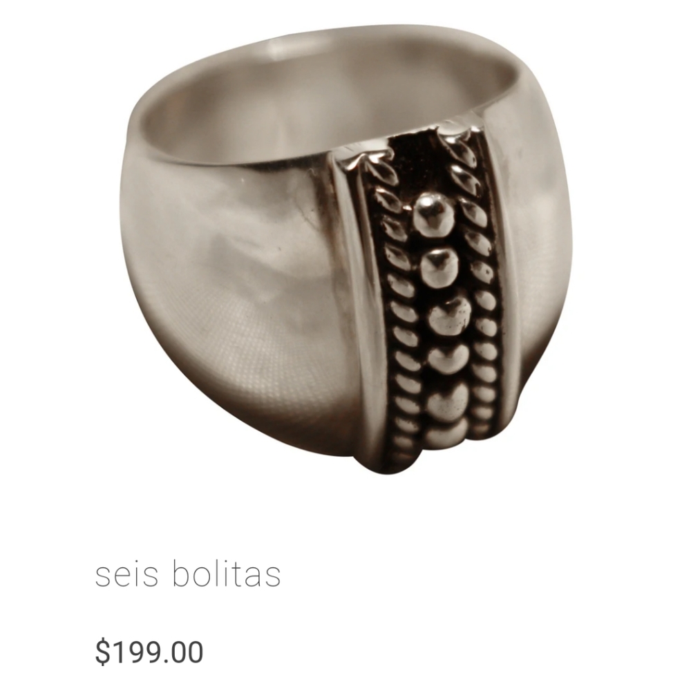 Beautiful Peruvian 925 ring